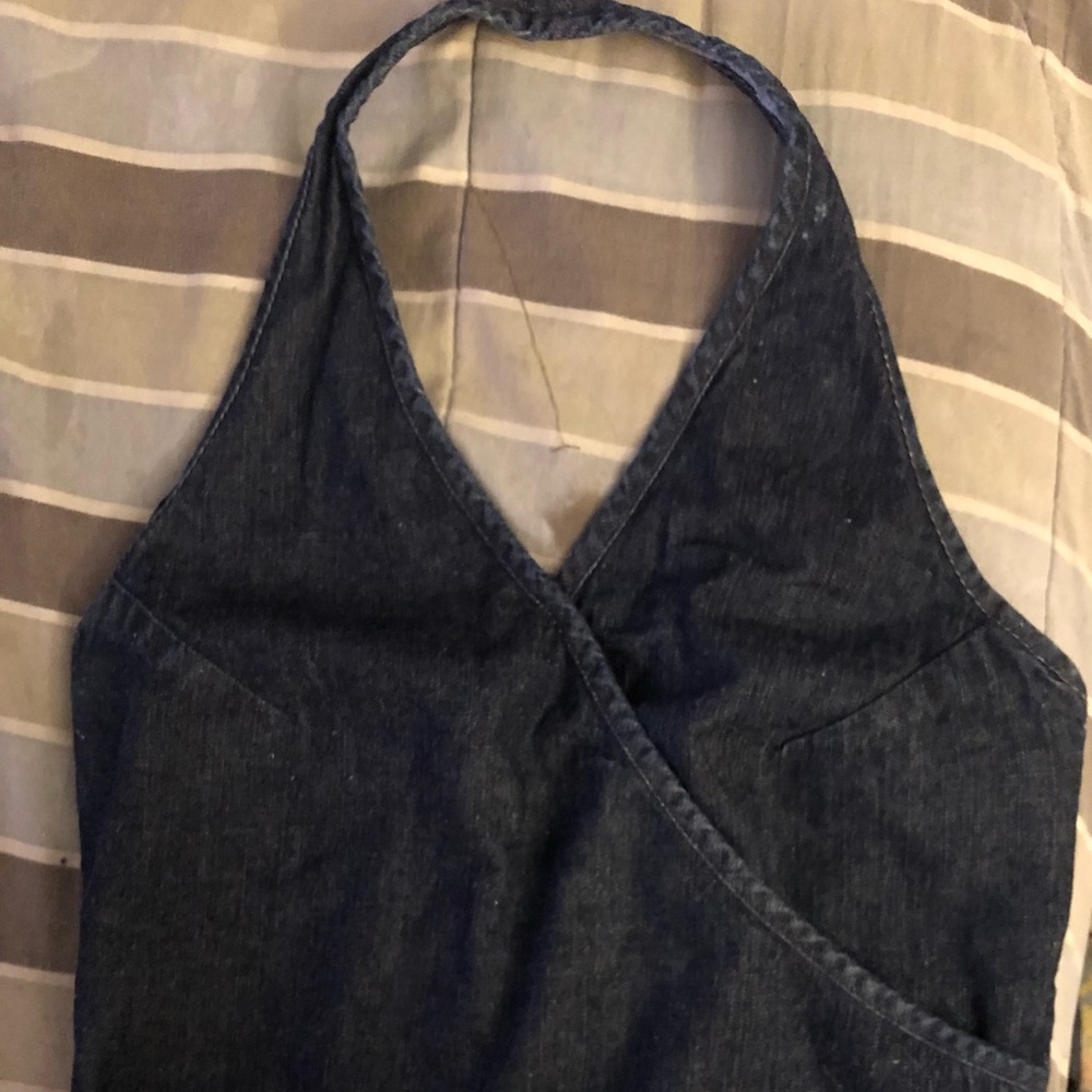 Ann Taylor. Jean halter top